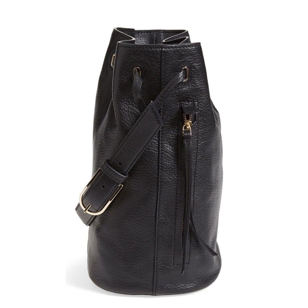 TORY BURCH • Brody Black Bucket Crossbody Bag - Picture 7 of 11